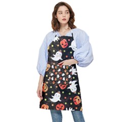 Cool Halloween Ghosts, Adoxali, Autumn Pocket Apron by kyorashop23