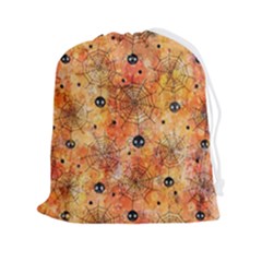 Spooky Spider Pattern, Adoxali, Halloween Drawstring Pouch (2xl) by kyorashop23