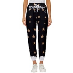 Little Stars Pattern Women s Cropped Drawstring Pants by ConteMonfrey