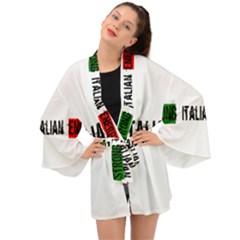 Strong Italian Energy Long Sleeve Kimono by ConteMonfrey