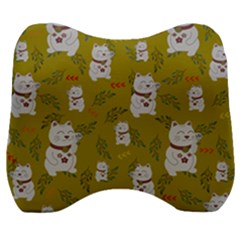 Super Lucky Cat Velour Head Support Cushion by GeekLover