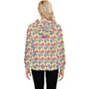 Colorful Bitcoin Pattern Women s Lightweight Drawstring Hoodie View4