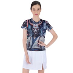 Demon Samurai Women s Sports Top by AwesomeSauce