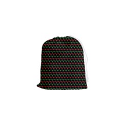 Geometric Abstract Pattern Line Drawstring Pouch (xs) by Salmanaz77