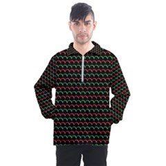 Geometric Abstract Pattern Line Men s Half Zip Pullover by Salmanaz77