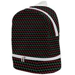 Geometric Abstract Pattern Line Zip Bottom Backpack by Salmanaz77