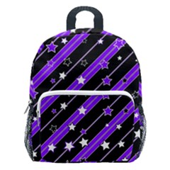 Christmas Paper Star Texture Kids  Age 5-10 Lightweight School Backpack With Side Pockets by Ket1n9