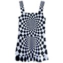 Geomtric Pattern Illusion Shapes Kids  Layered Skirt Swimsuit View1