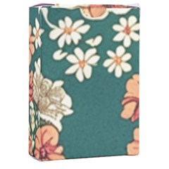 Retro 1880s Flowers Pattern 20 Playing Cards Single Design (rectangle) With Custom Box by violetheavensky