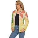 Citrus Fruit Healthy Vitamin Women s Puffer Bubble Jacket Coat View2