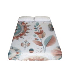 Pastel-boho-pattern Fitted Sheet (full/ Double Size) by designsbymallika
