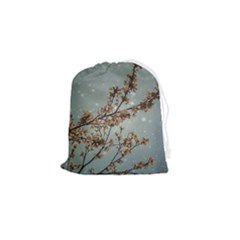 Dreamy Nature Motif Drawstring Pouch (small) by dflcprintsclothing