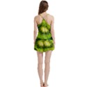 Kiwi Fruits, Close-up, Exotic Fruit V-Neck Satin Loungewear Set View4
