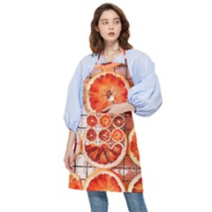 Orange, Fruit, Citrus Pocket Apron by kyorashop23