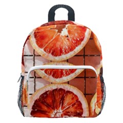 Peorange, Fruit, Citrus Kids  Age 5-10 Lightweight School Backpack With Side Pockets by kyorashop23