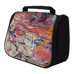 Abstract Flames Full Print Travel Pouch (small) by kaleidomarblingart