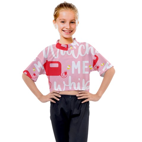 Watch Me Whip  Kids Mock Neck T-shirt by ConteMonfrey