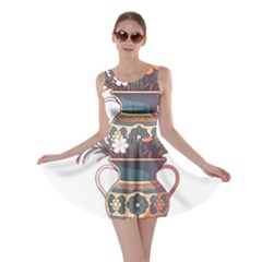 Flower Vase Nature Bloom Blossom Skater Dress by Salmanaz77