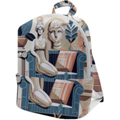 Sculpture Statue Angel Artwork Zip Up Backpack by Salmanaz77