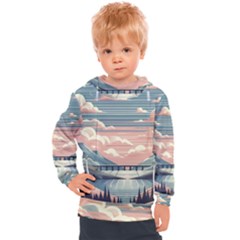 Artwork Painting Sculpture Nature Kids  Hooded Pullover by Salmanaz77