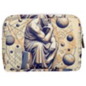 Thinker Sculpture Design Geometric Make Up Pouch (Medium) View2
