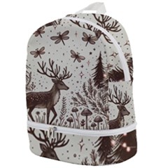 Artwork Graffiti Painting Creative Zip Bottom Backpack by Salmanaz77