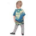 Mountains Nature Forest Landscape Kids  Raglan T-Shirt View2