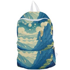Mountains Nature Forest Landscape Foldable Lightweight Backpack by Salmanaz77