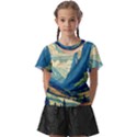 Mountains Nature Forest Landscape Kids  Front Cut T-Shirt View1