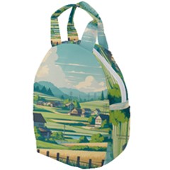 Countryside Meadow Rural Bloom Travel Backpack by Salmanaz77
