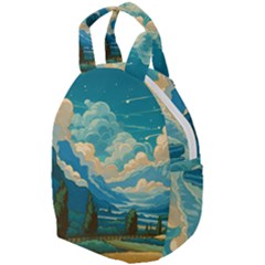 Mountains Rural Countryside Sky Travel Backpack by Salmanaz77