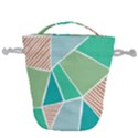 Geometric Colors  pool Drawstring Bucket Bag View2