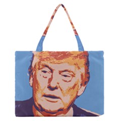 Orange Donald Trump Zipper Medium Tote Bag by vintagetrump