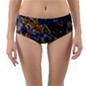  Floral Design Reversible Mid-Waist Bikini Bottoms View3