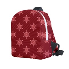 Illustrations Red Abstract Pattern Seamless Texture Kids  Age 2-4 Lightweight Preschool Backpack by Hannah976