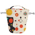 Geometric Design Drawstring Bucket Bag View2