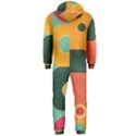 Geometric Design 08 Hooded Jumpsuit (Men) View2