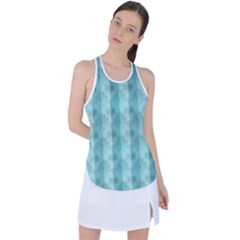 Geometric Design 14 Racer Back Mesh Tank Top by myclothy