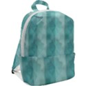 Geometric Design 14 Zip Up Backpack View2