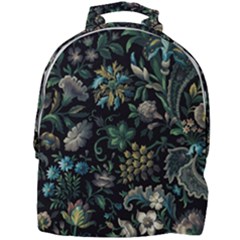 Pattern Flowers Plants Leaves Mini Full Print Backpack by Posterlux