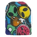 Funky Alien Pattern Abstract Colourful Drawing Drawstring Pouch (3XL) View1