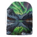 Lake Mountains Aorora Northern Lights Snow Drawstring Pouch (3XL) View2