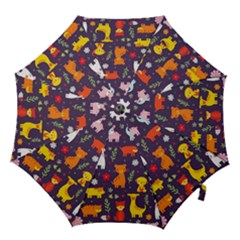 Pet Animal 01 Hook Handle Umbrellas (medium) by myclothy
