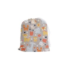 Pet Animal 02 Drawstring Pouch (small) by myclothy