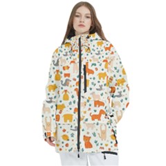 Pet Animal 04 Women s Multi Pockets Zip Ski And Snowboard Waterproof Breathable Jacket by myclothy