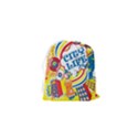 Colorful City Life Horizontal Seamless Pattern Urban City Drawstring Pouch (XS) View2