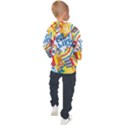 Colorful City Life Horizontal Seamless Pattern Urban City Kids  Hooded Pullover View2