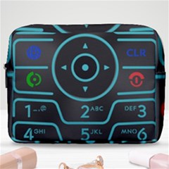 Retro Mobile Device Output Device Make Up Pouch (large) by Bedest