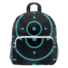 Retro Mobile Device Output Device Kids  Age 5-10 Lightweight School Backpack With Side Pockets by Bedest