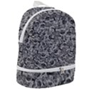 Be true be yourself typographic print pattern Zip Bottom Backpack View2